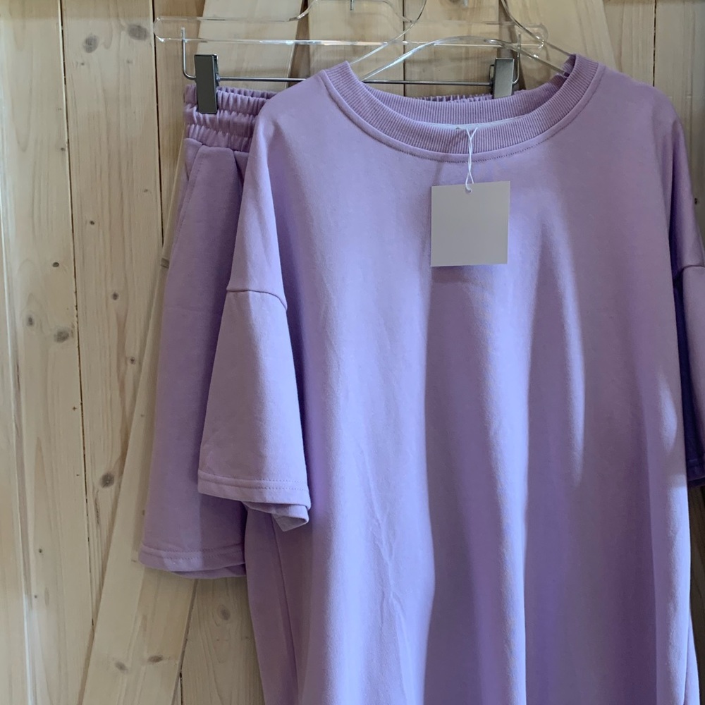 2-in-1 Wisteria ss Sweatshirt + Short (custom) SET - Picture 12 of 16